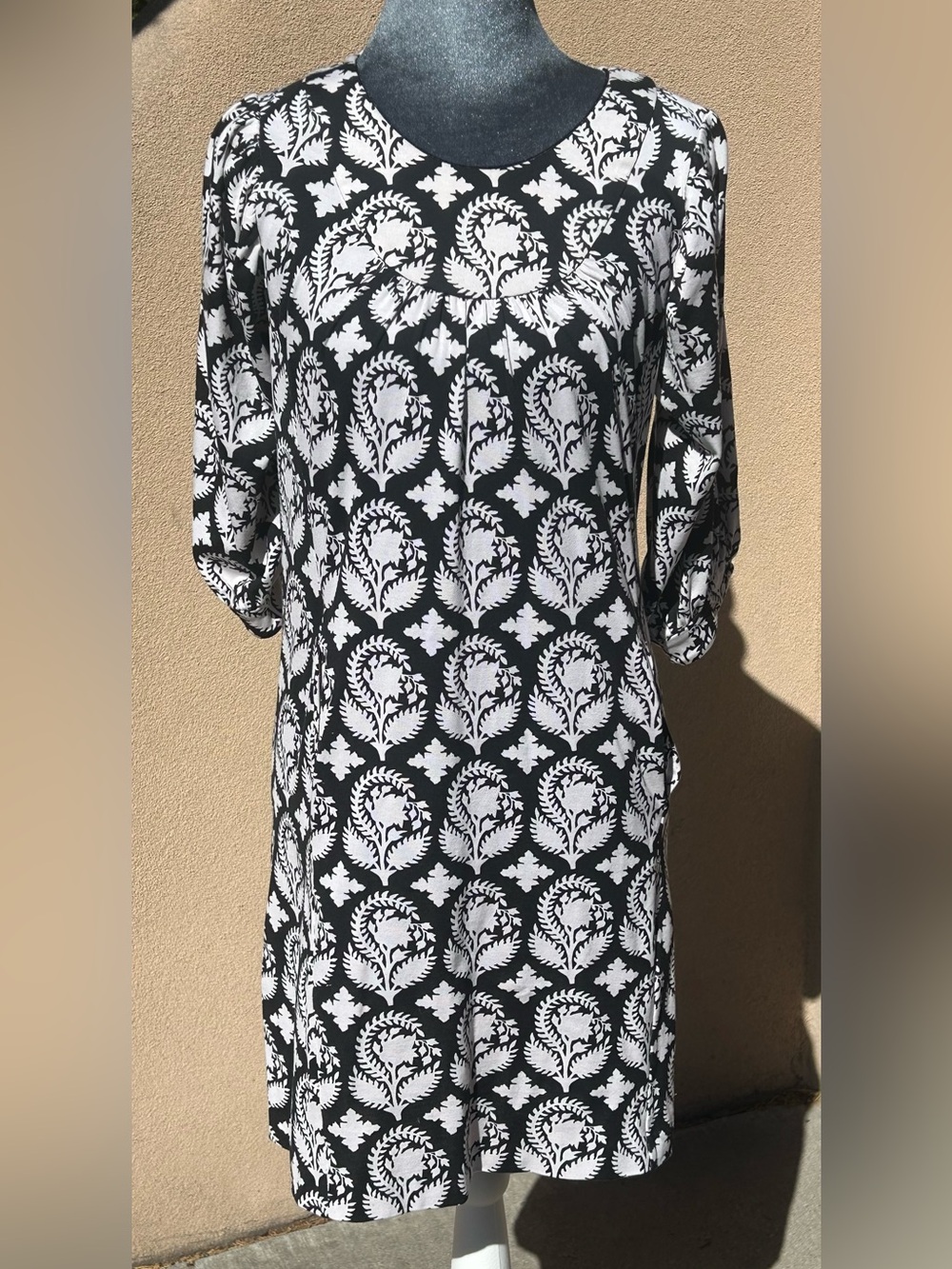 Diane Von Furstenberg Black and White Dress